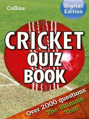 cover image of Collins Cricket Quiz Book
